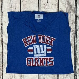 New York Giants Women's XS NFL Football Sports Sleeveless Tshirt Sports